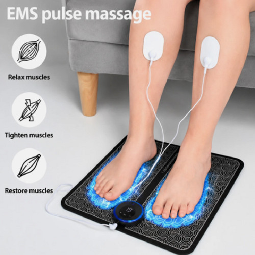 Ems foot massager pad electric - pad,